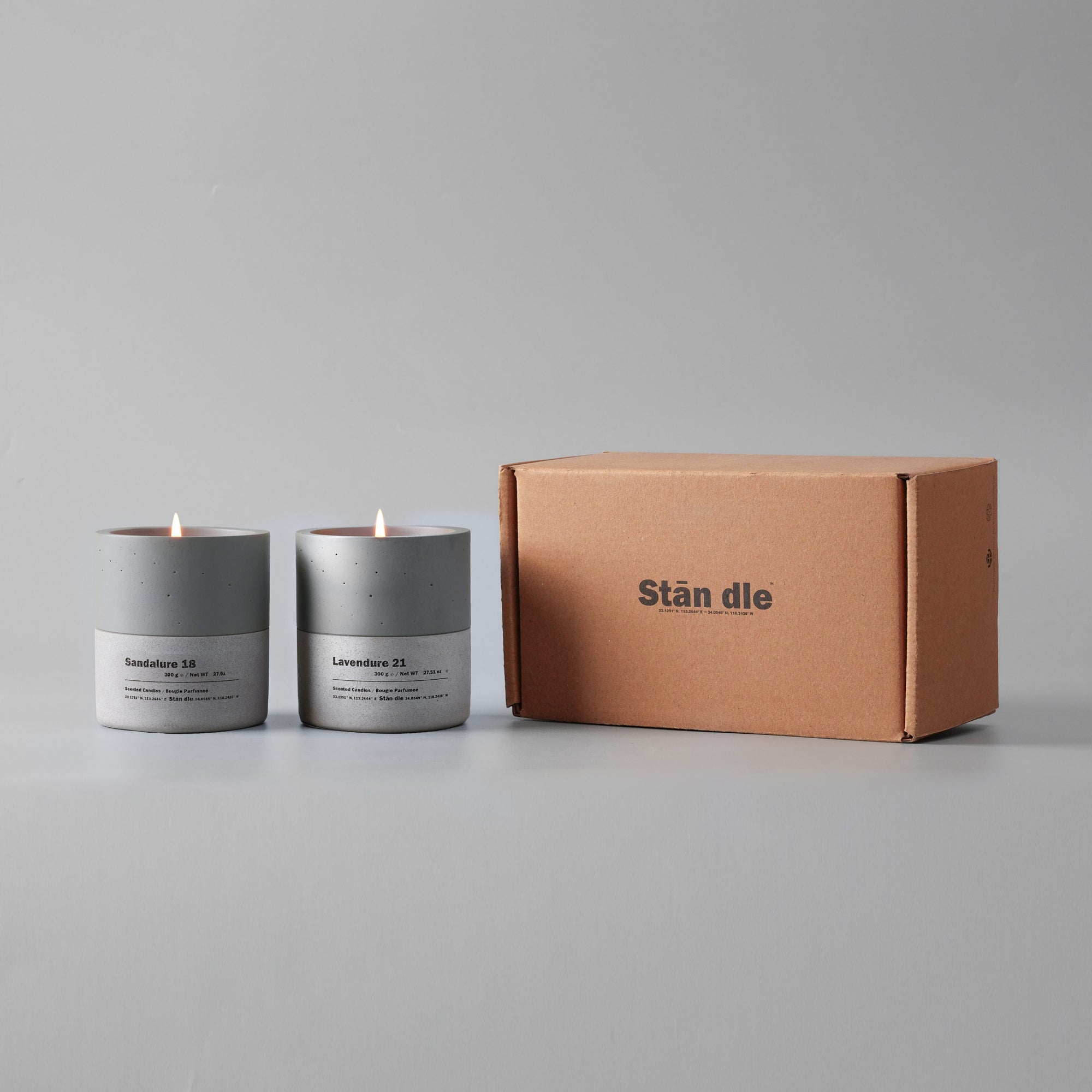 The Signature Candle Gift Set | Soy Candles | Lavender & Santal Scents