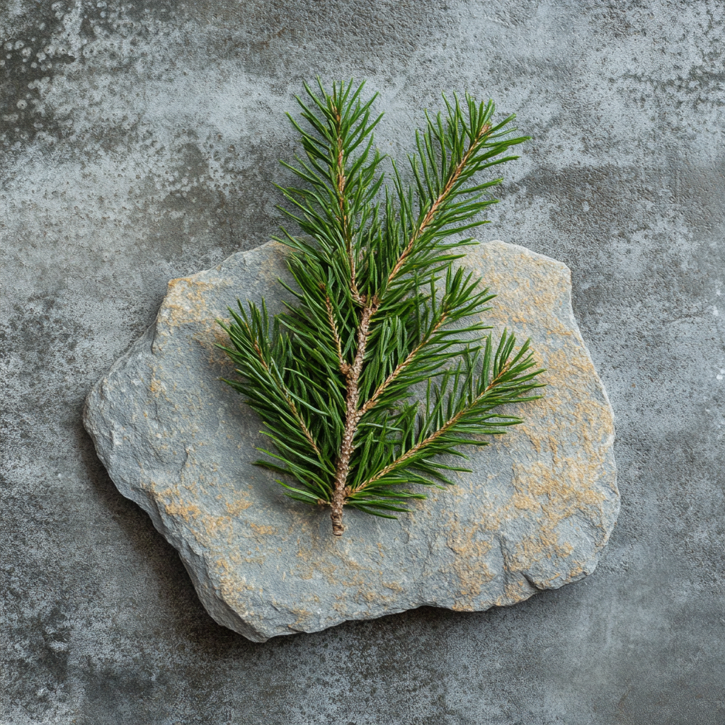 Fir needle, one of the natural ingredients in Lavendure 21, adding a fresh, earthy note to the fragrance