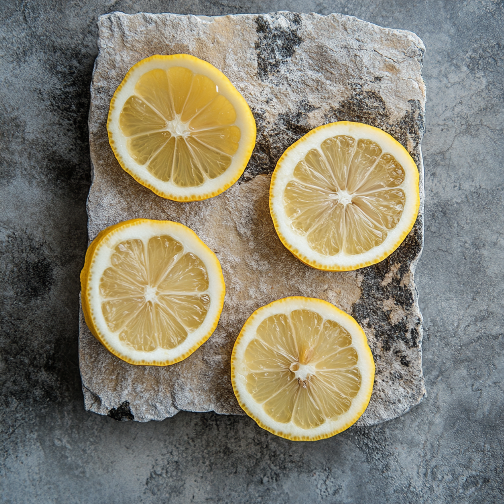 Lemon slices, adding a fresh and zesty citrus note to the fragrance of Lavendure 21