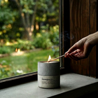 Lavendure 21: Eucalyptus, Lavender & Oakmoss Concrete Soy Candle
