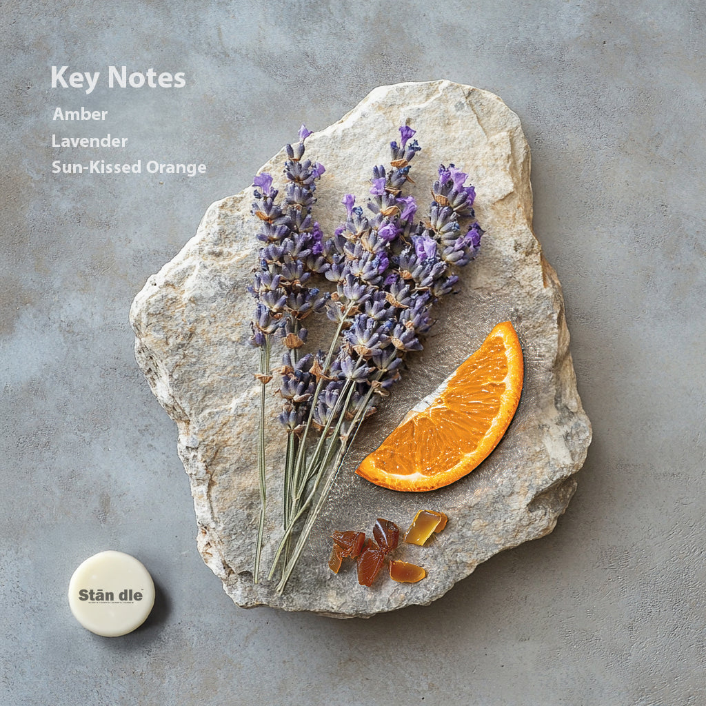 Key Notes of Lavendure 21 candle - Lavender, citrus & Amber