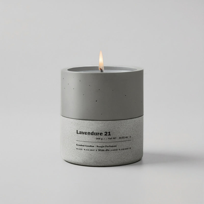 Lavendure 21 - Lavender Critus Soy Candle | with Amber & Eucalyptus