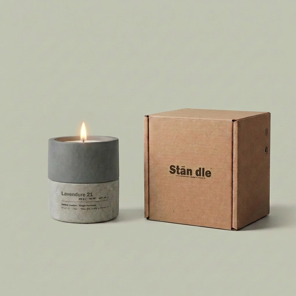 Lavendure 21: Eucalyptus, Lavender & Oakmoss Concrete Soy Candle