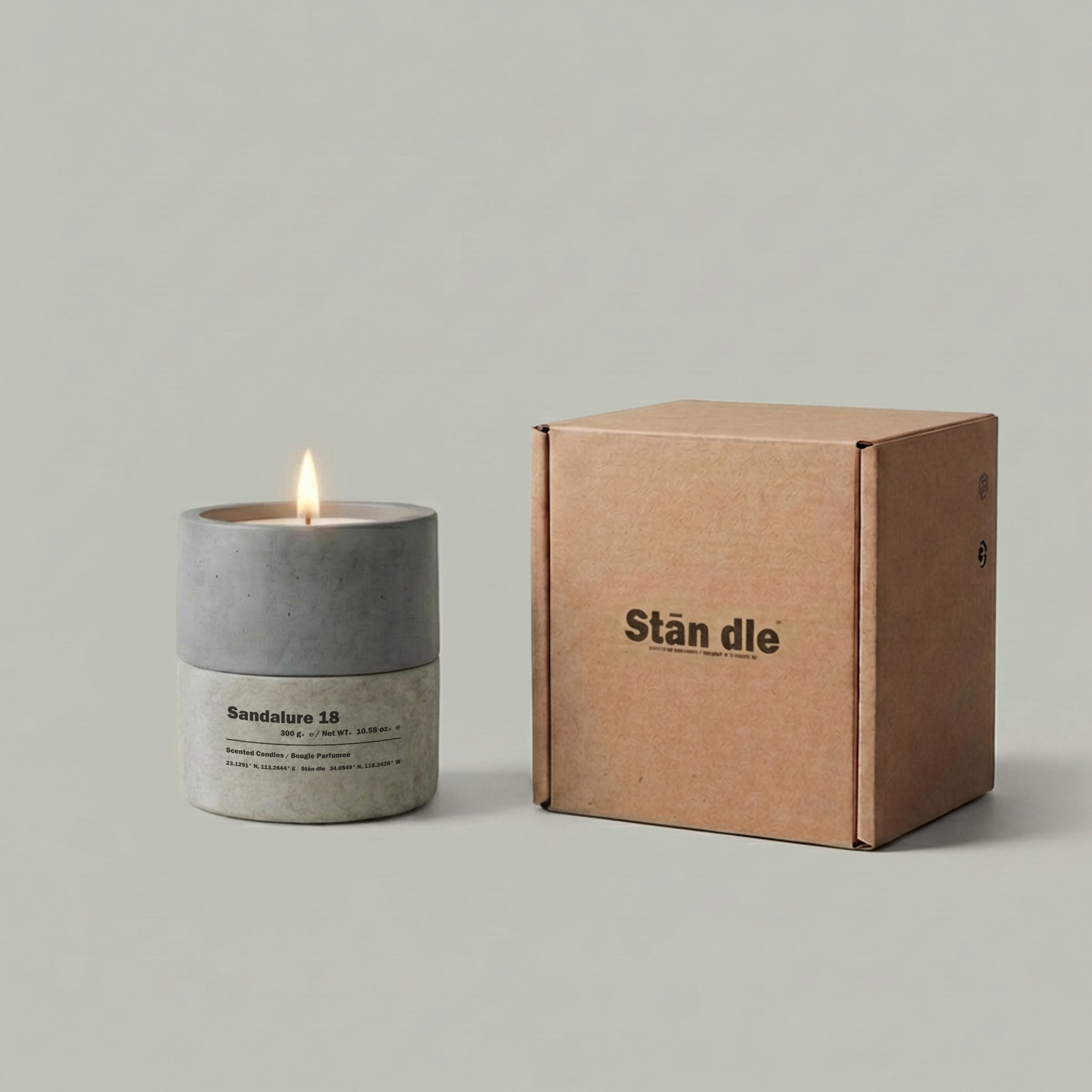 Sandalure 18 | Sandalwood, Vanilla & Warm Cinnamon Soy Candle