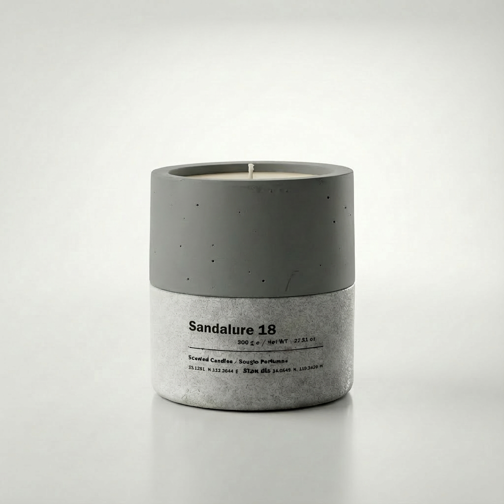 Sandalure 18  | Concrete Soy Candle