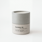 Sandalure 18 sandalwood vanilla soy candle in hand-cast concrete vessel — Stān dle Aromatic