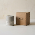 candle-kraft-packaging.pngSandalure 18 sandalwood soy candle beside Stān dle kraft packaging box